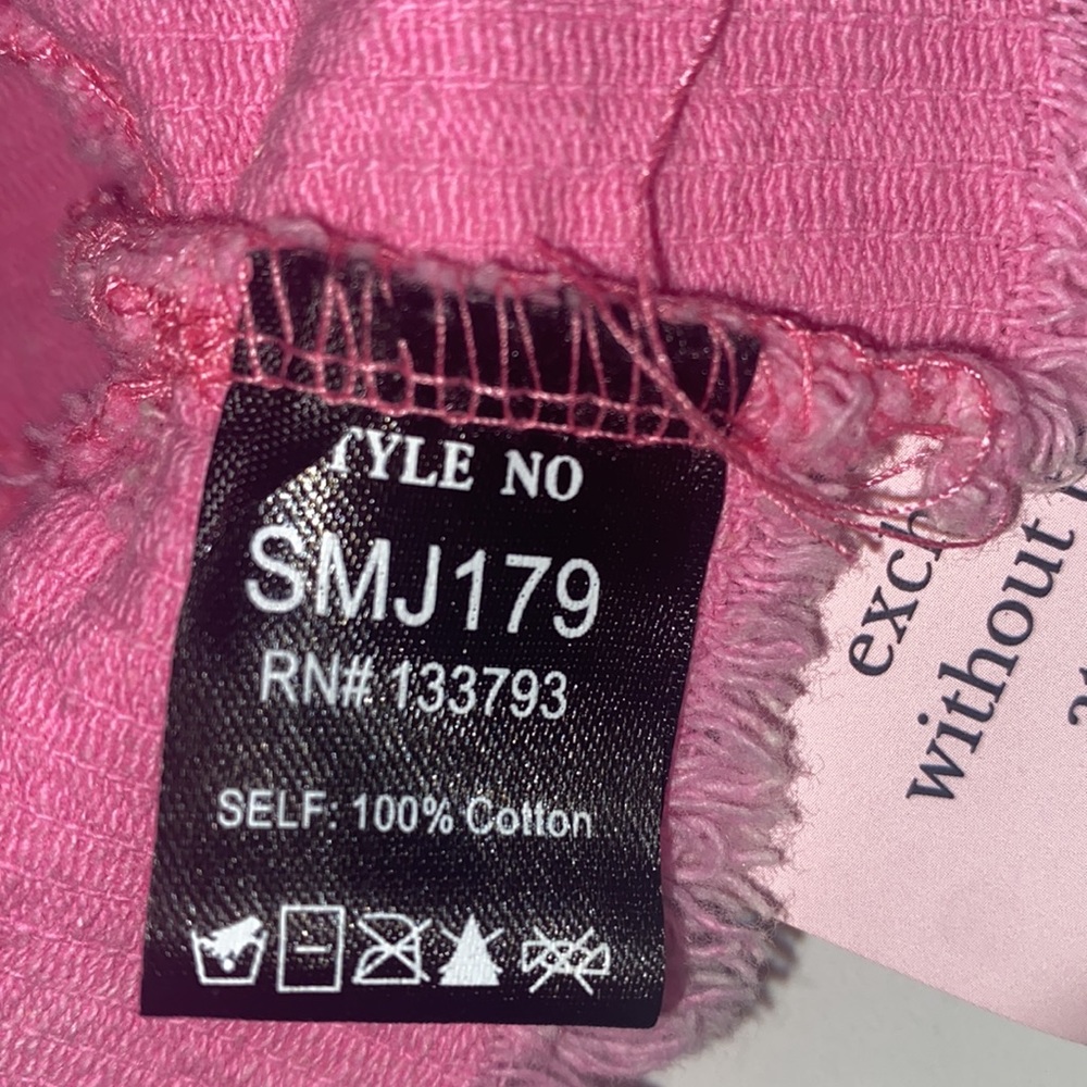 Hot Pink POL Vintage Barbie Pink Corduroy Jacket with Raw Hem Size Small - Picture 15 of 16